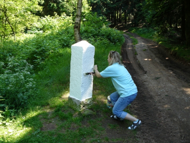 Bílení Bílého kůlu